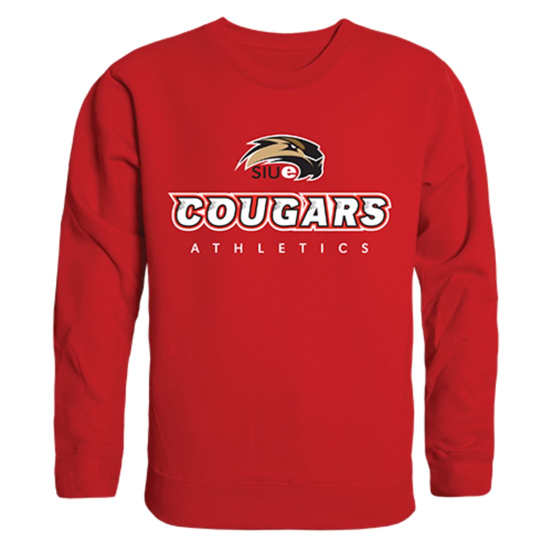 SIUE Southern Illinois University Edwardsville Campus Crewneck Pullover Sweatshirt Sweater Red-Campus-Wardrobe