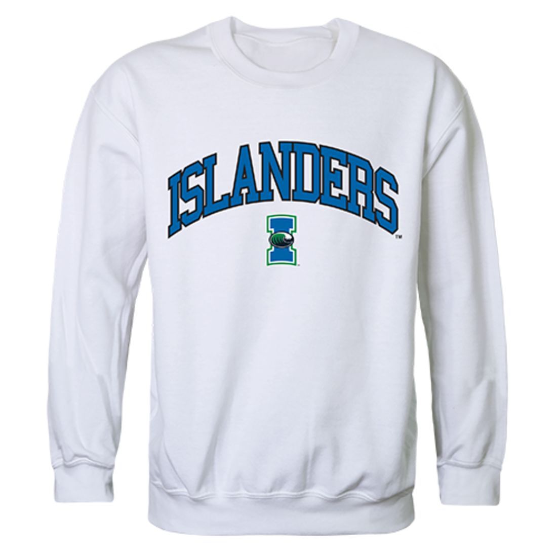 TAMUCC Texas A&M University Corpus Christi Campus Crewneck Pullover Sweatshirt Sweater White-Campus-Wardrobe