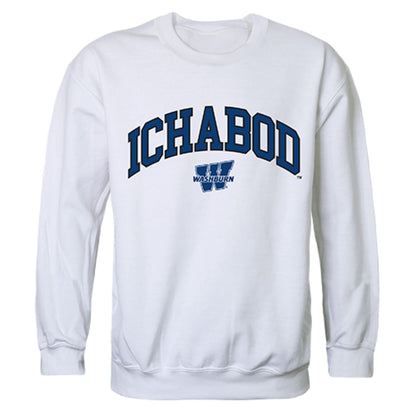 Washburn University Campus Crewneck Pullover Sweatshirt Sweater White-Campus-Wardrobe