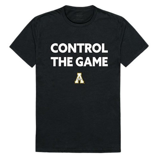 Appalachian App State University Mountaineers Control the Game T-Shirt Black-Campus-Wardrobe
