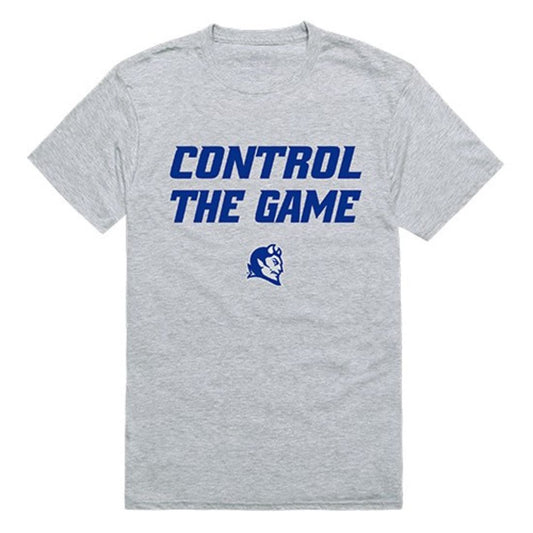 CCSU Central Connecticut State University Blue Devils Control the Game T-Shirt Heather Grey-Campus-Wardrobe