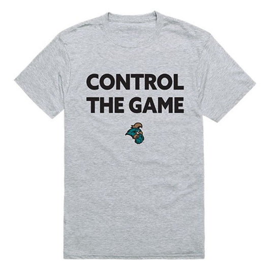 CCU Coastal Carolina University Chanticleers Control the Game T-Shirt Heather Grey-Campus-Wardrobe