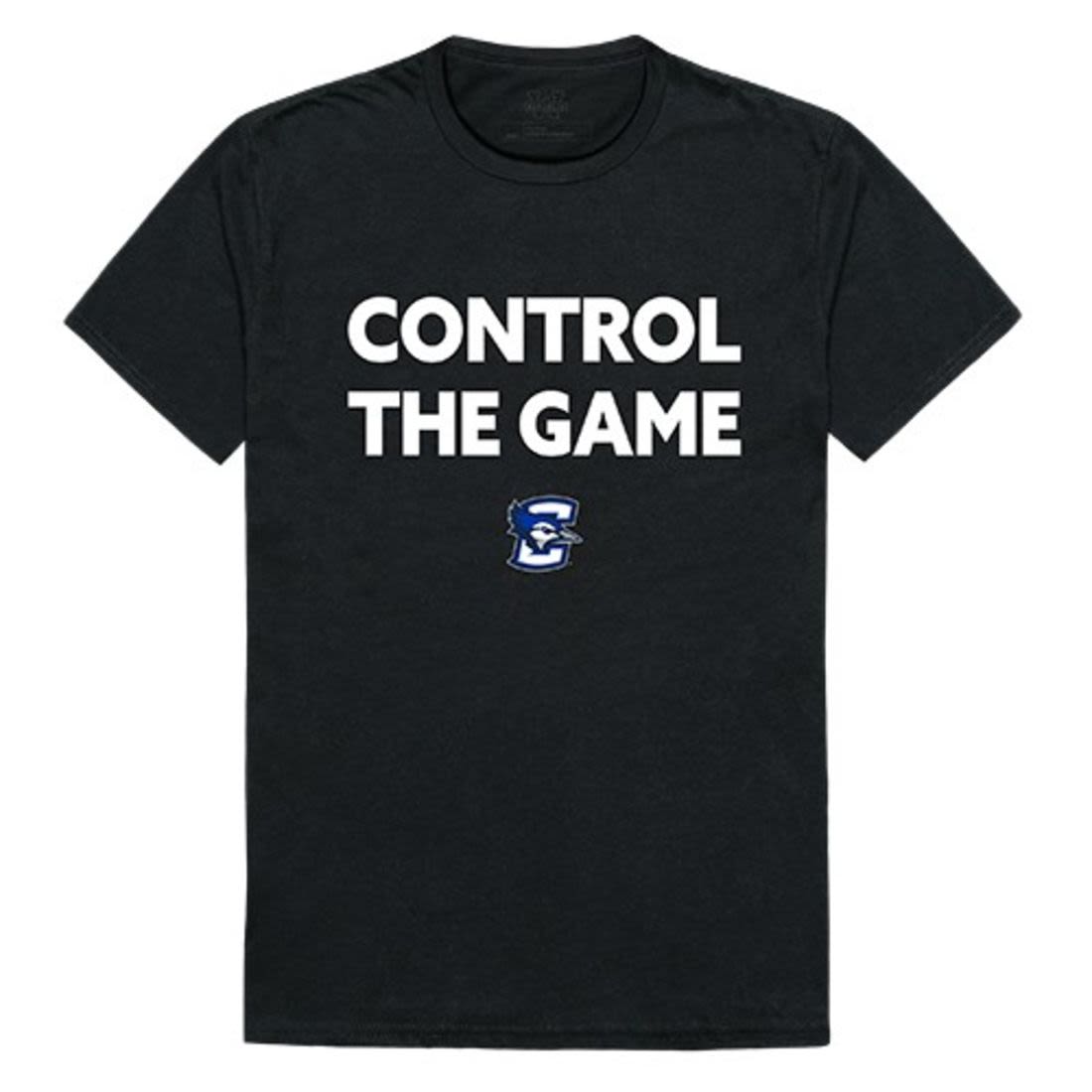 Creighton University Bluejays Control the Game T-Shirt Black-Campus-Wardrobe