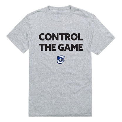 Creighton University Bluejays Control the Game T-Shirt Heather Grey-Campus-Wardrobe