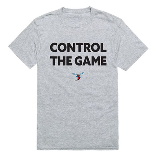 DSU Delaware State University Hornet Control the Game T-Shirt Heather Grey-Campus-Wardrobe