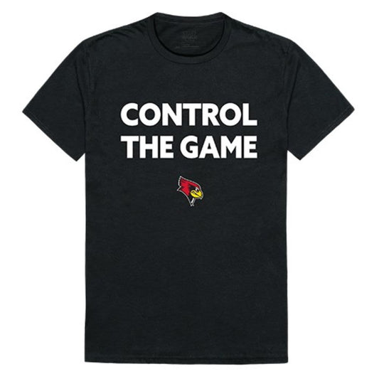 ISU Illinois State University Redbirds Control the Game T-Shirt Black-Campus-Wardrobe