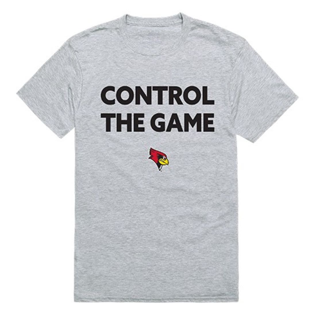 ISU Illinois State University Redbirds Control the Game T-Shirt Heather Grey-Campus-Wardrobe