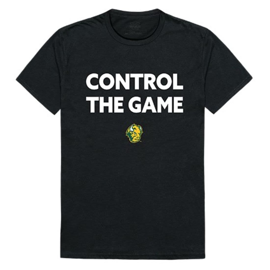 NDSU North Dakota State University Bison Thundering Herd Control the Game T-Shirt Black-Campus-Wardrobe