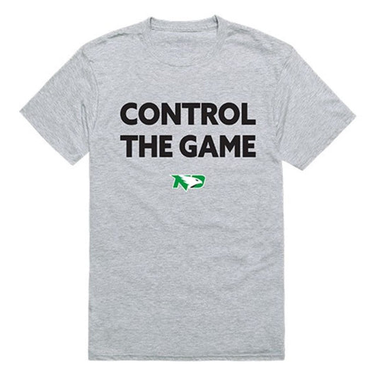 UND University of North Dakota Fighting Hawks Control the Game T-Shirt Heather Grey-Campus-Wardrobe
