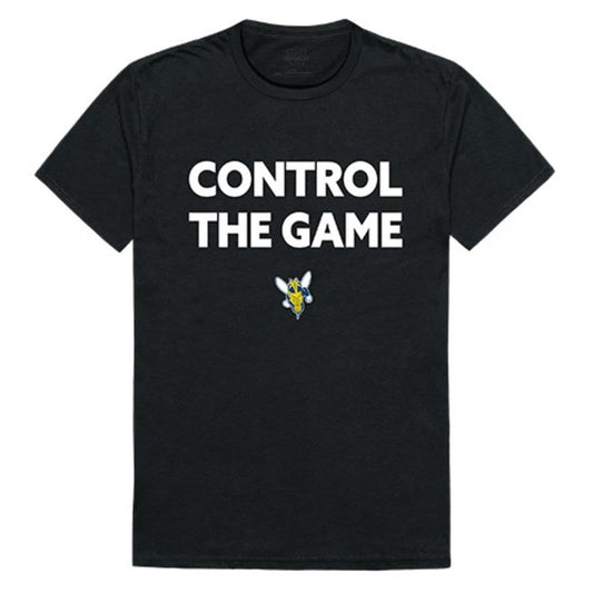 University of Rochester Yellowjackets Control the Game T-Shirt Black-Campus-Wardrobe