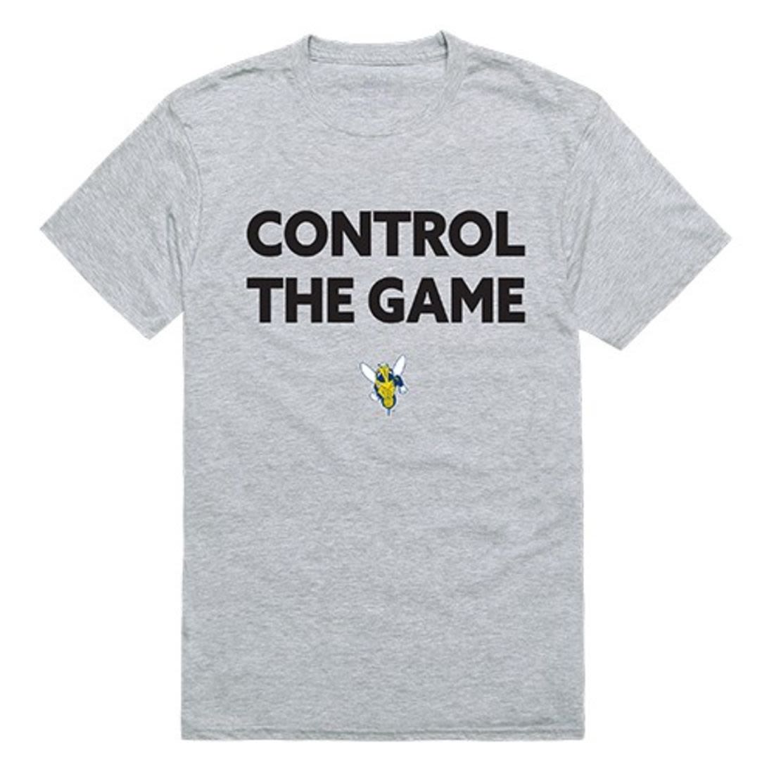 University of Rochester Yellowjackets Control the Game T-Shirt Heather Grey-Campus-Wardrobe
