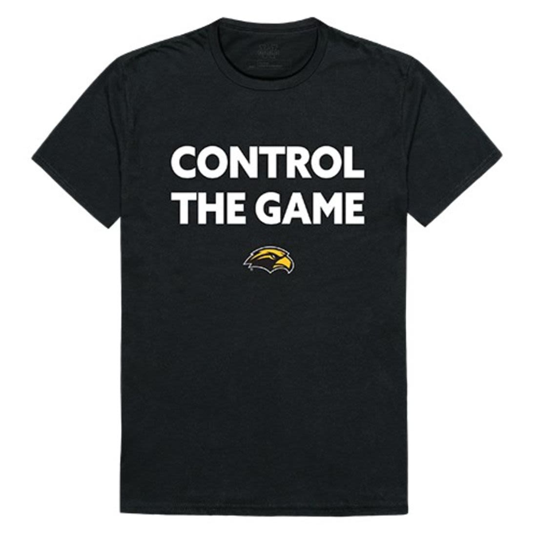 USM University of Southern Mississippi Golden Eagles Control the Game T-Shirt Black-Campus-Wardrobe
