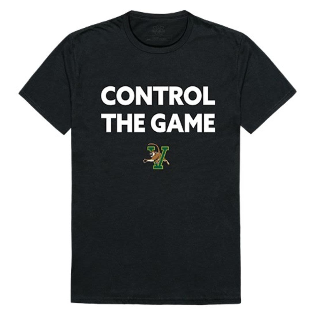 UVM University of Vermont Catamounts Control the Game T-Shirt Black-Campus-Wardrobe