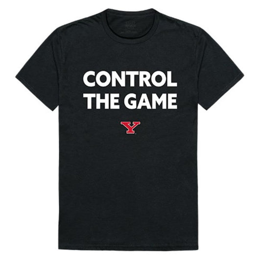 YSU Youngstown State University Penguins Control the Game T-Shirt Black-Campus-Wardrobe