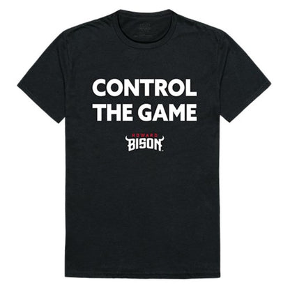 Howard University Bison Control the Game T-Shirt Black-Campus-Wardrobe