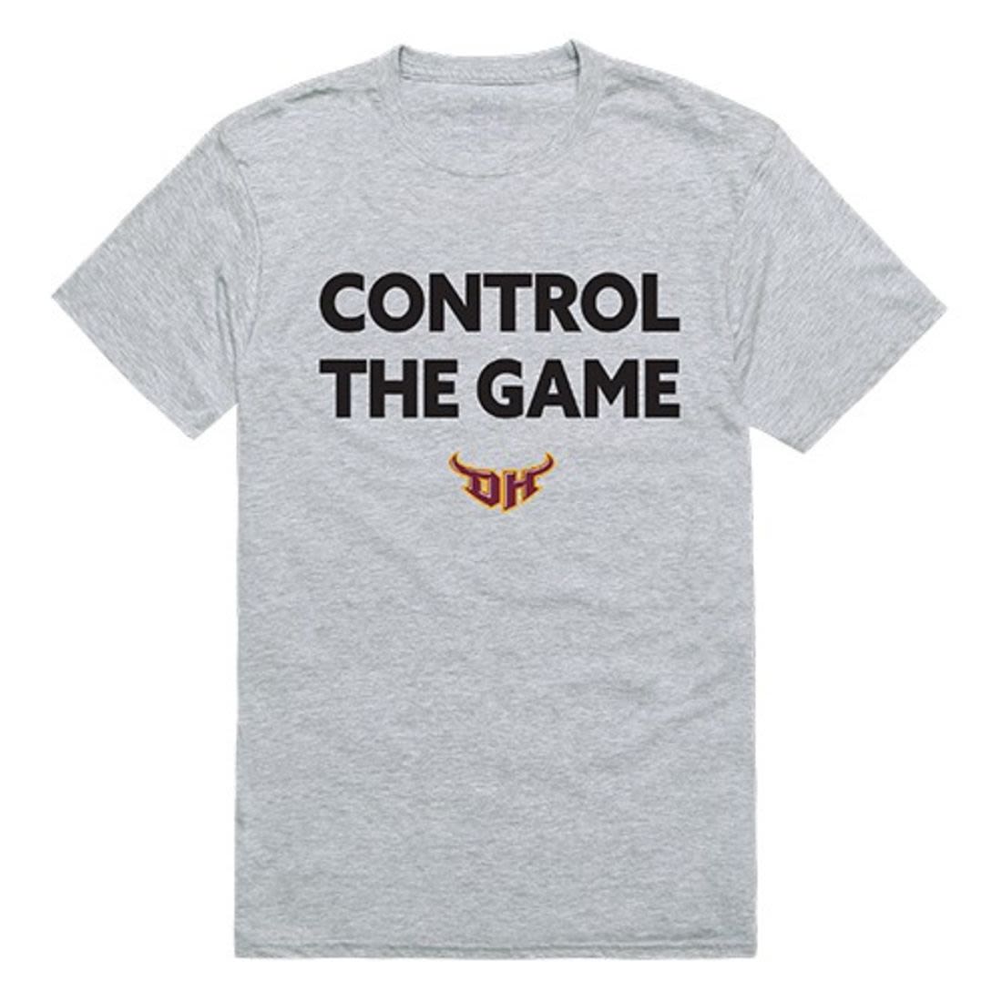 CSUDH California State University Dominguez Hills Toros Control the Game T-Shirt Heather Grey-Campus-Wardrobe