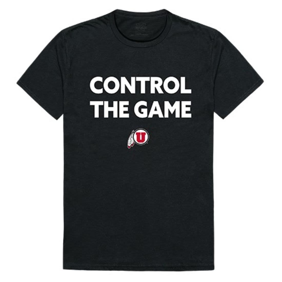 University of Utah Utes Control the Game T-Shirt Black-Campus-Wardrobe