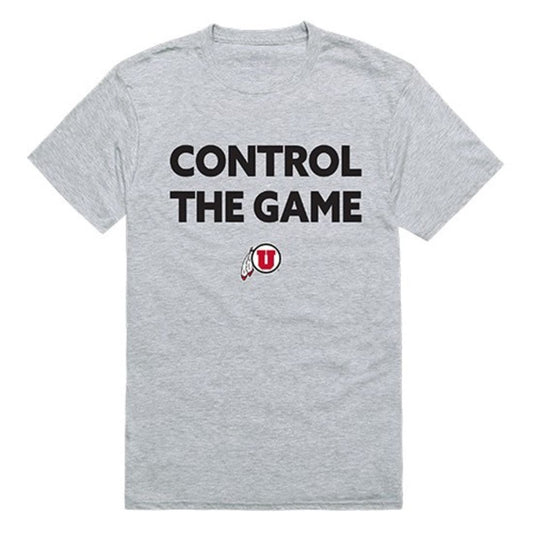 University of Utah Utes Control the Game T-Shirt Heather Grey-Campus-Wardrobe