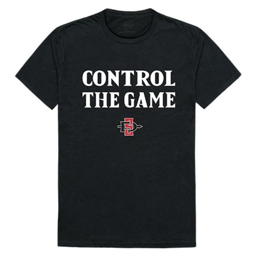 SDSU San Diego State University Aztecs Control the Game T-Shirt Black-Campus-Wardrobe