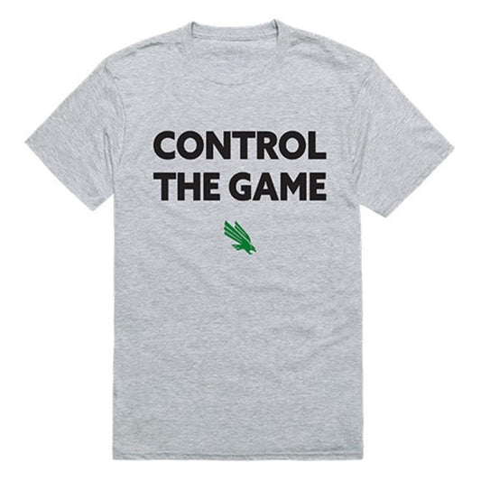 UNT University of North Texas Mean Green Control the Game T-Shirt Heather Grey-Campus-Wardrobe