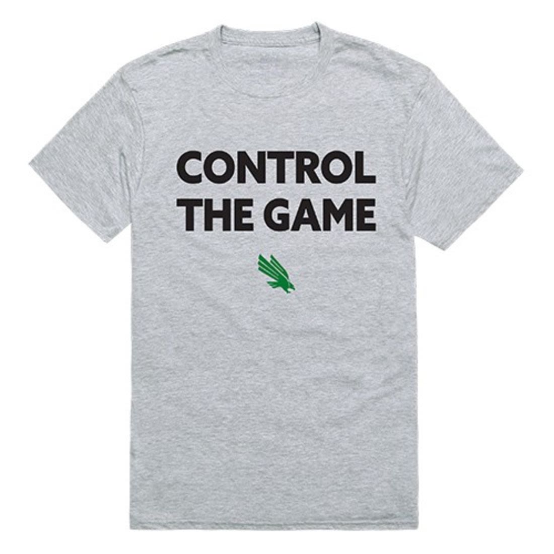 UNT University of North Texas Mean Green Control the Game T-Shirt Heather Grey-Campus-Wardrobe