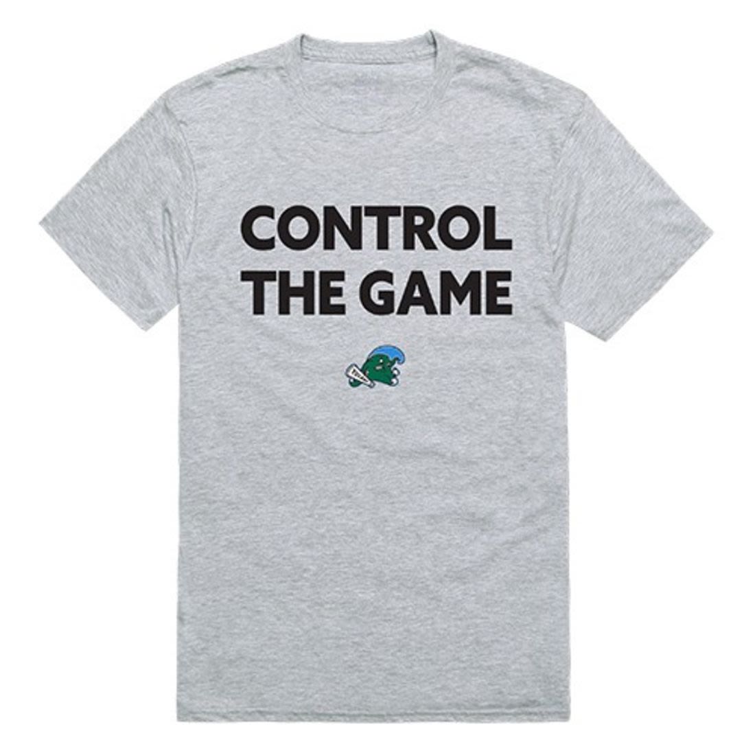 Tulane University Green Waves Control the Game T-Shirt Heather Grey-Campus-Wardrobe