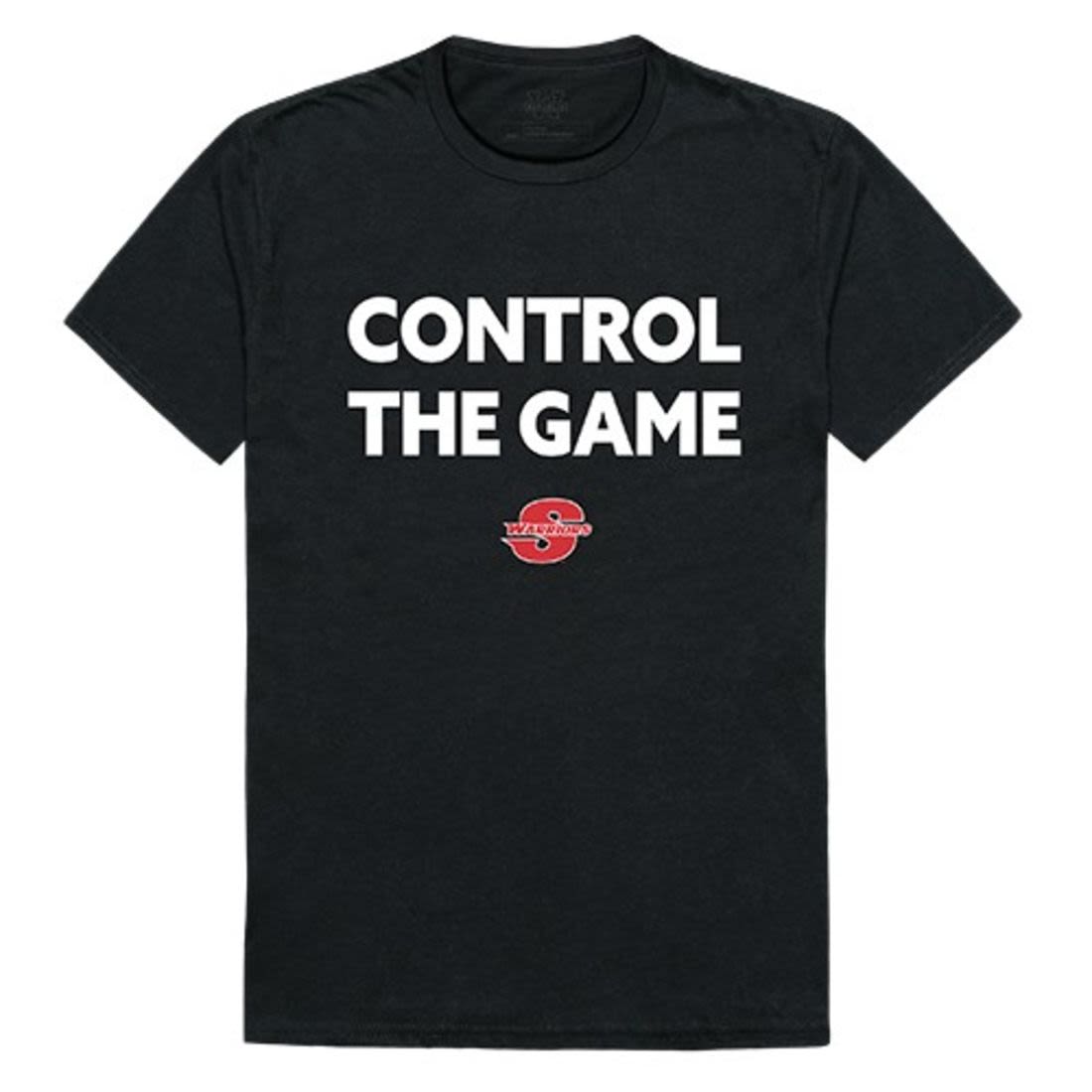 CSUSTAN California State University Stanislaus Warriors Control the Game T-Shirt Black-Campus-Wardrobe