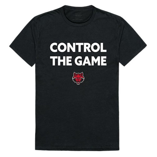 Arkansas State University A-State Red Wolves Control the Game T-Shirt Black-Campus-Wardrobe