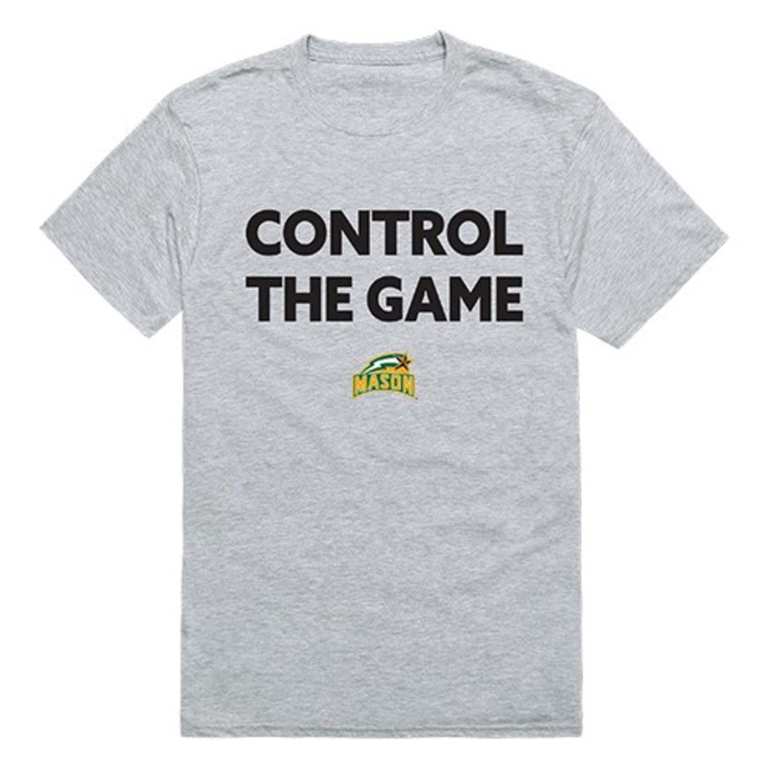 GMU George Mason University Patriots Control the Game T-Shirt Heather Grey-Campus-Wardrobe