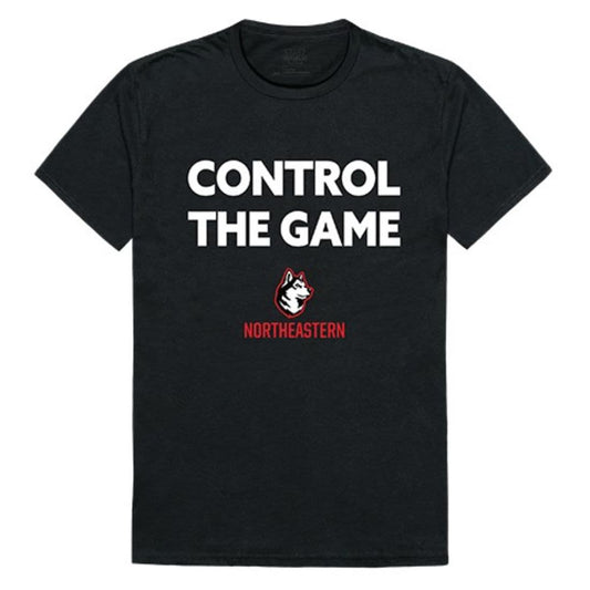 Northeastern University Huskies Control the Game T-Shirt Black-Campus-Wardrobe