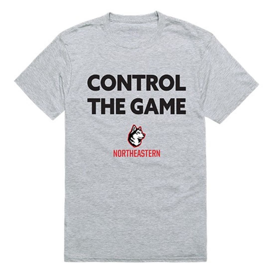 Northeastern University Huskies Control the Game T-Shirt Heather Grey-Campus-Wardrobe