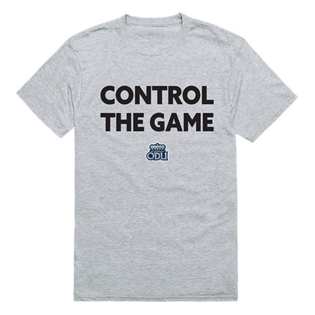 ODU Old Dominion University Monarchs Control the Game T-Shirt Heather Grey-Campus-Wardrobe