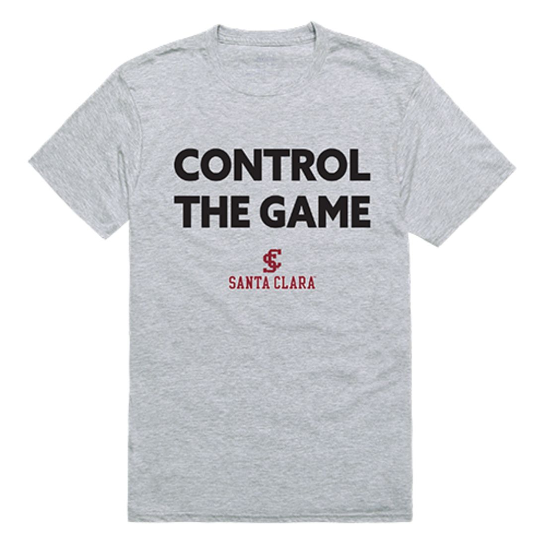 SCU Santa Clara University Broncos Control the Game T-Shirt Heather Grey-Campus-Wardrobe