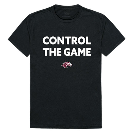 SIU Southern Illinois University Salukis Control the Game T-Shirt Black-Campus-Wardrobe