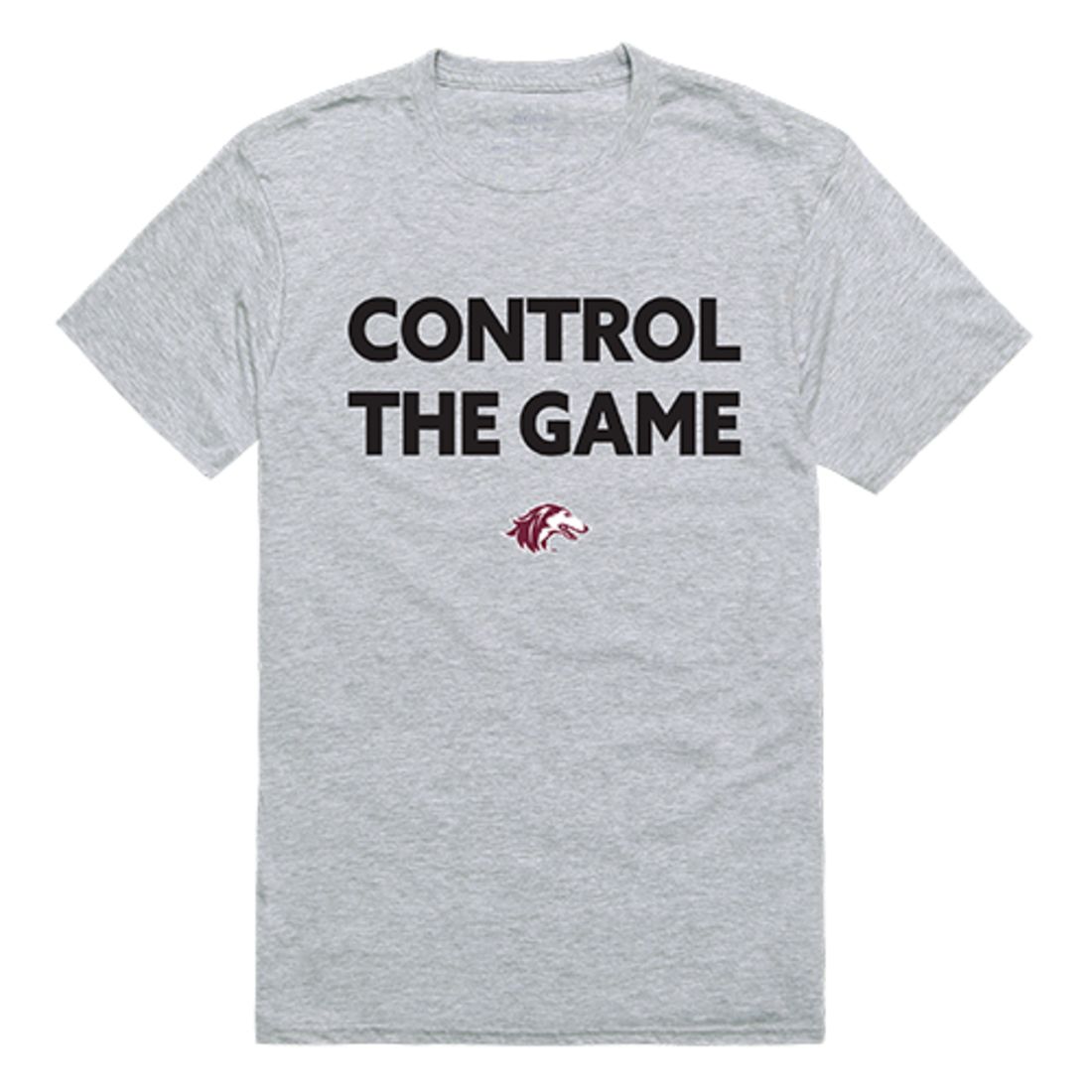 SIU Southern Illinois University Salukis Control the Game T-Shirt Heather Grey-Campus-Wardrobe
