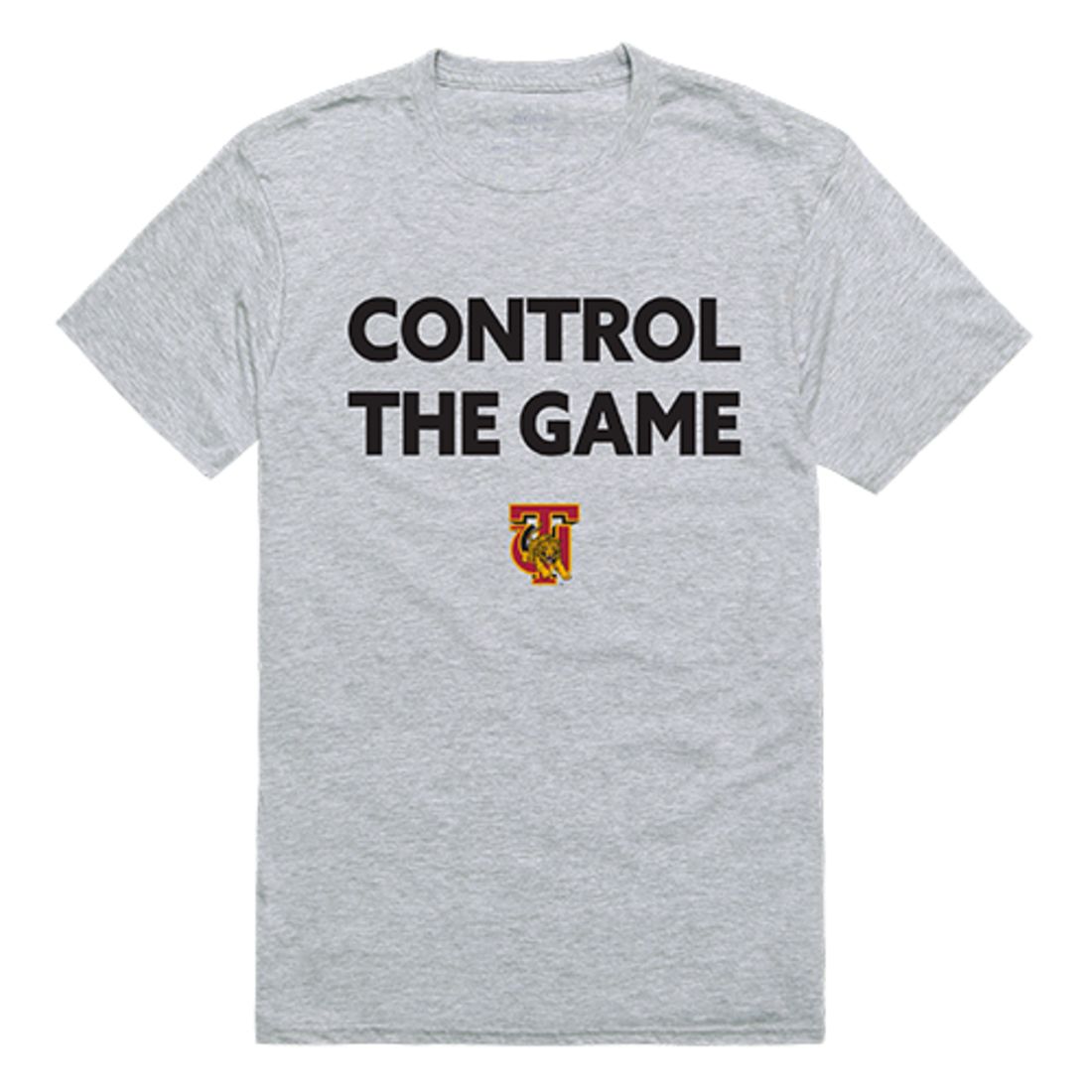 Tuskegee University Golden Tigers Control the Game T-Shirt Heather Grey-Campus-Wardrobe