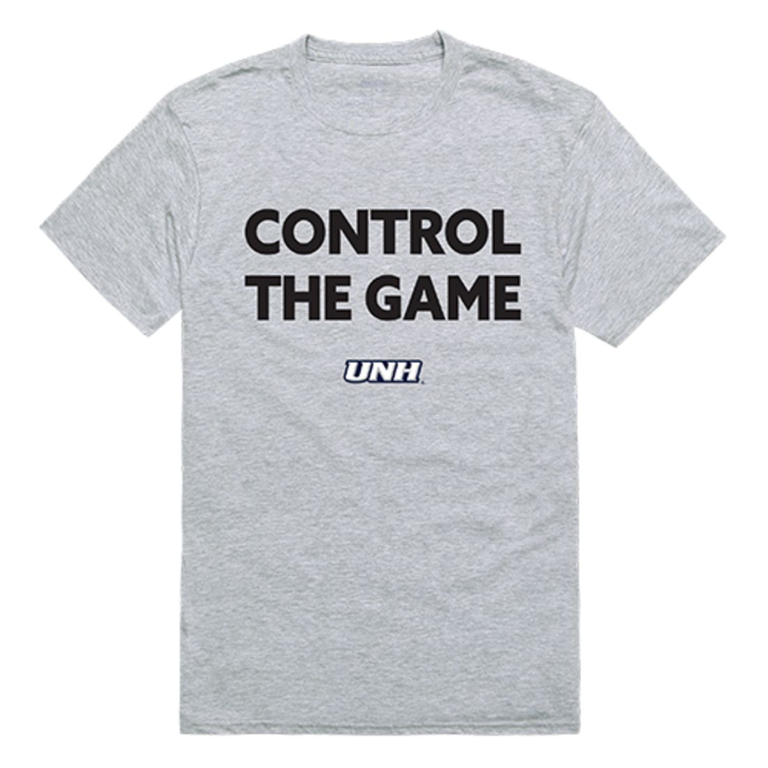 UNH University of New Hampshire Wildcats Control the Game T-Shirt Heather Grey-Campus-Wardrobe