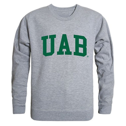 UAB University of Alabama at Birmingham Game Day Crewneck Pullover Sweatshirt Sweater Heather Grey-Campus-Wardrobe