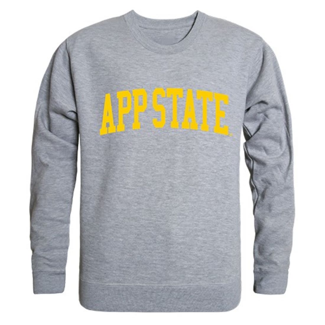Appalachian App State University Game Day Crewneck Pullover Sweatshirt Sweater Heather Grey-Campus-Wardrobe