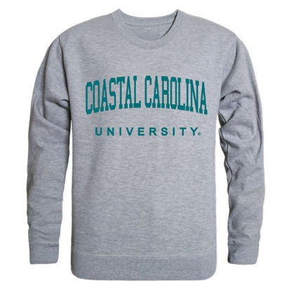 CCU Coastal Carolina University Game Day Crewneck Pullover Sweatshirt Sweater Heather Grey-Campus-Wardrobe