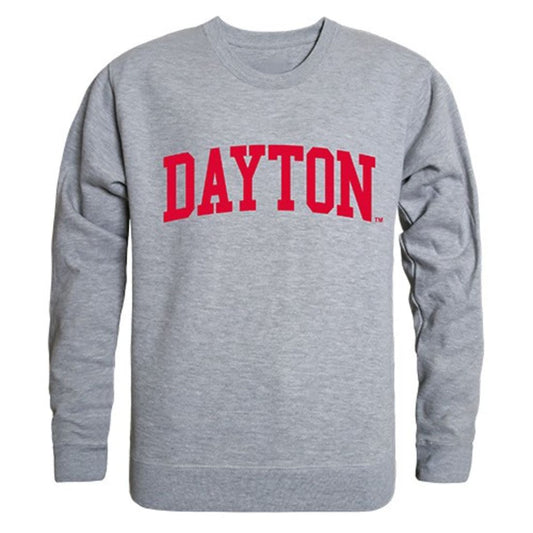 UD University of Dayton Game Day Crewneck Pullover Sweatshirt Sweater Heather Grey-Campus-Wardrobe