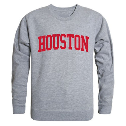 UH University of Houston Game Day Crewneck Pullover Sweatshirt Sweater Heather Grey-Campus-Wardrobe