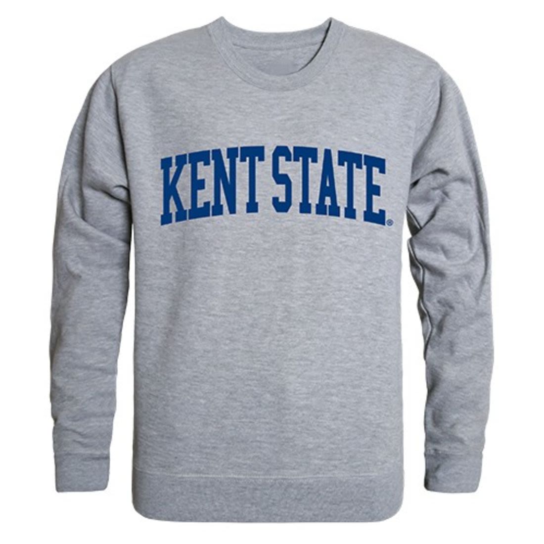 KSU Kent State University Game Day Crewneck Pullover Sweatshirt Sweater Heather Grey-Campus-Wardrobe