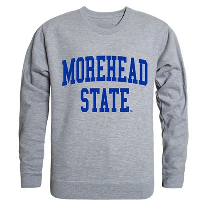 MSU Morehead State University Game Day Crewneck Pullover Sweatshirt Sweater Heather Grey-Campus-Wardrobe