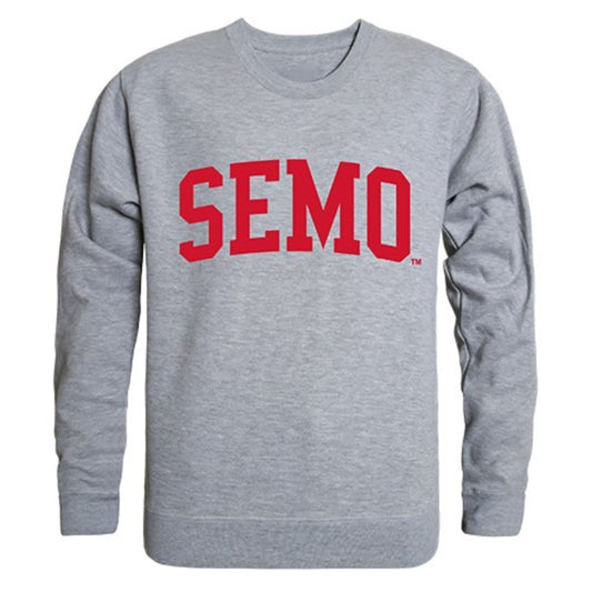 SEMO Southeast Missouri State University Game Day Crewneck Pullover Sweatshirt Sweater Heather Grey-Campus-Wardrobe