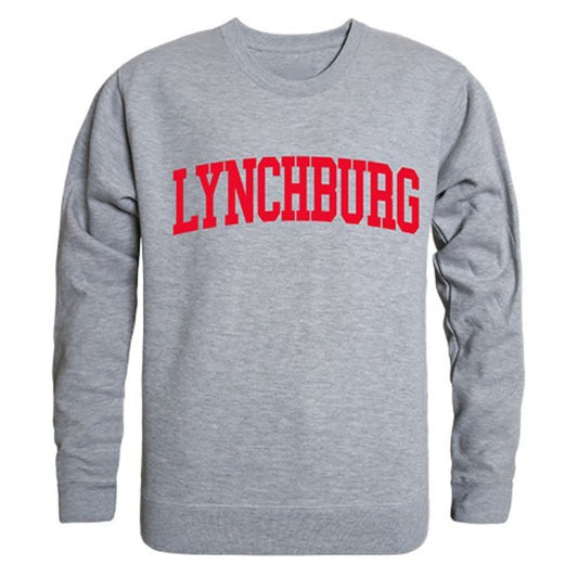 Lynchburg College Game Day Crewneck Pullover Sweatshirt Sweater Heather Grey-Campus-Wardrobe