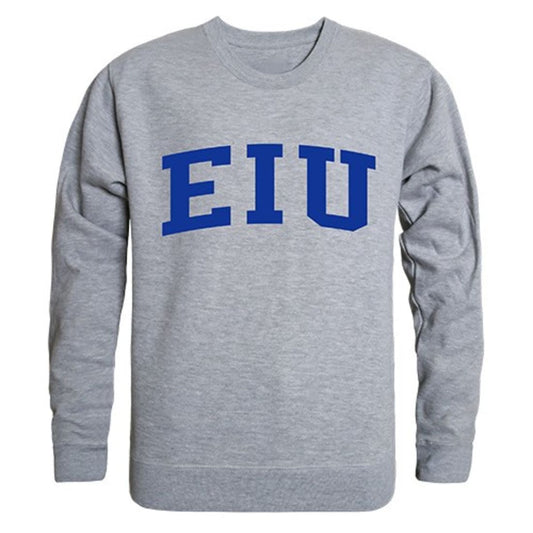 EIU Eastern Illinois University Game Day Crewneck Pullover Sweatshirt Sweater Heather Grey-Campus-Wardrobe