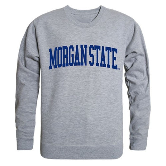 Morgan State University Game Day Crewneck Pullover Sweatshirt Sweater Heather Grey-Campus-Wardrobe