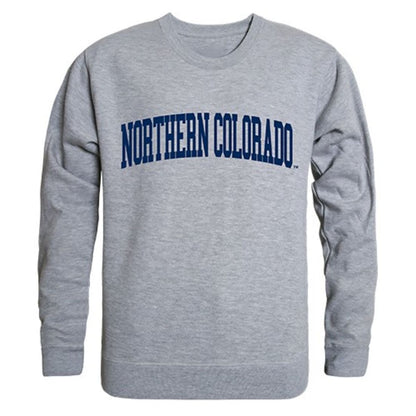 University of Northern Colorado Game Day Crewneck Pullover Sweatshirt Sweater Heather Grey-Campus-Wardrobe