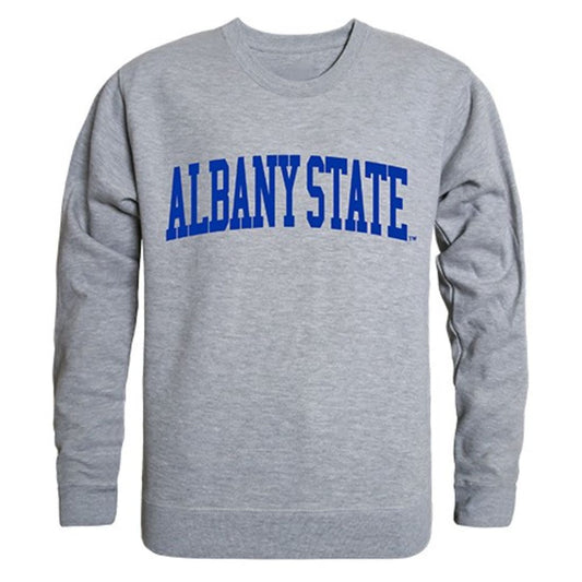ASU Albany State University Game Day Crewneck Pullover Sweatshirt Sweater Heather Grey-Campus-Wardrobe